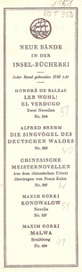 48. Auch aus dem Leipziger Verlagshaus kommen 1951 die ersten Verlagsanzeigen