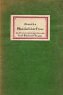 45. Band Nr. 501 Goethe als Restauflage in grüner Broschur  
